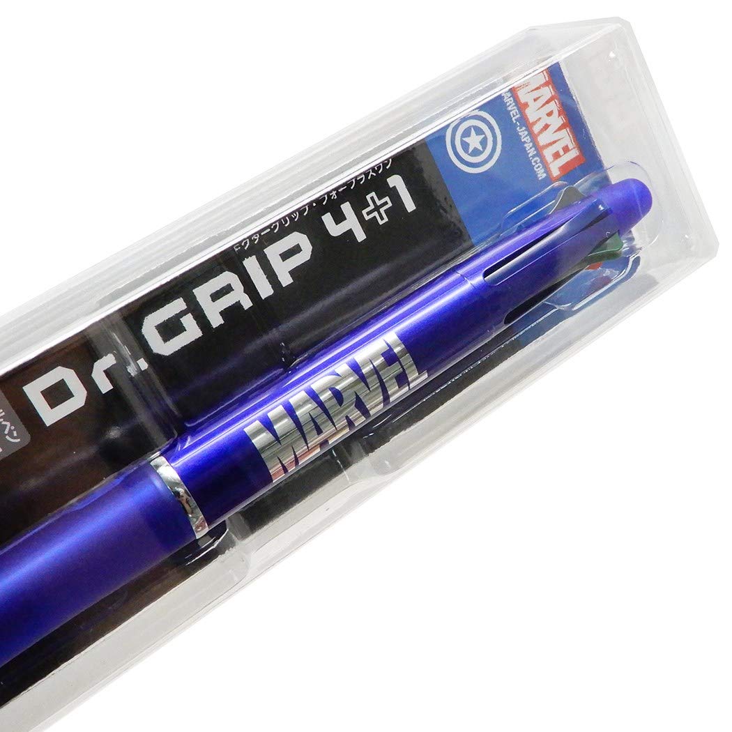 Amazon.co.jp: サンスター文具 MARVEL ドクターグリップ4+1 キャプテン